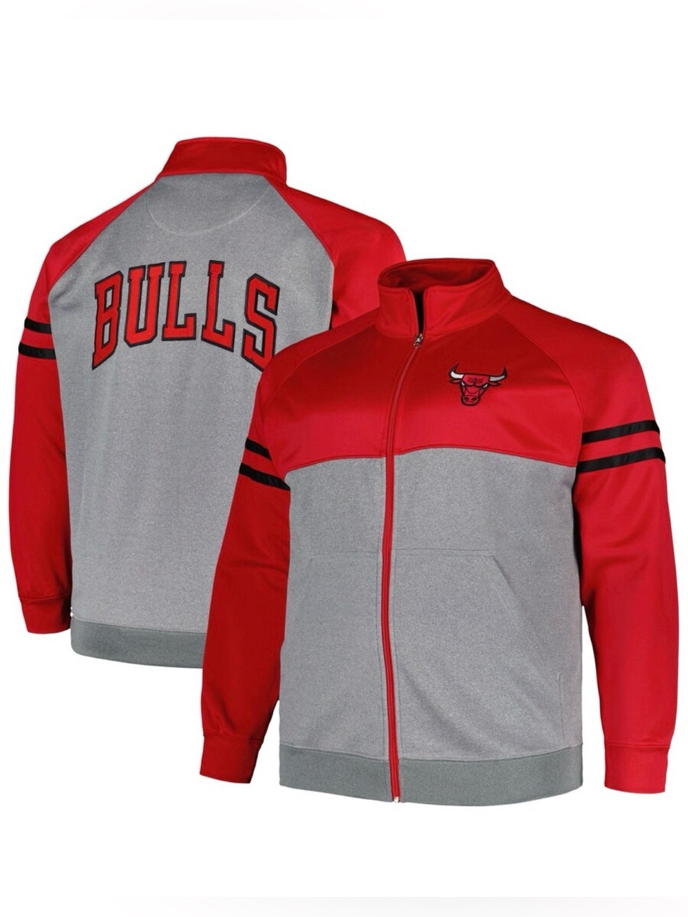 Fanatics Chicago Bulls Mens Full-Zip Track Jacket in size XL